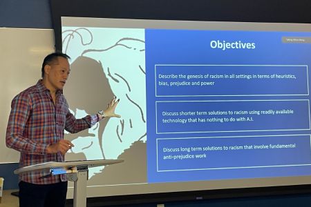 Dr. Wilson Wang presenting