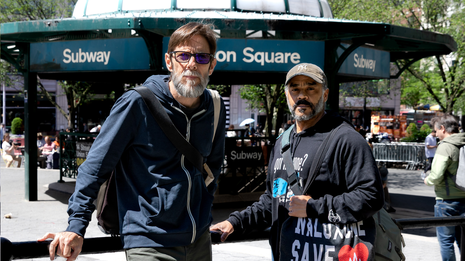 Researchers in Washington Square Park