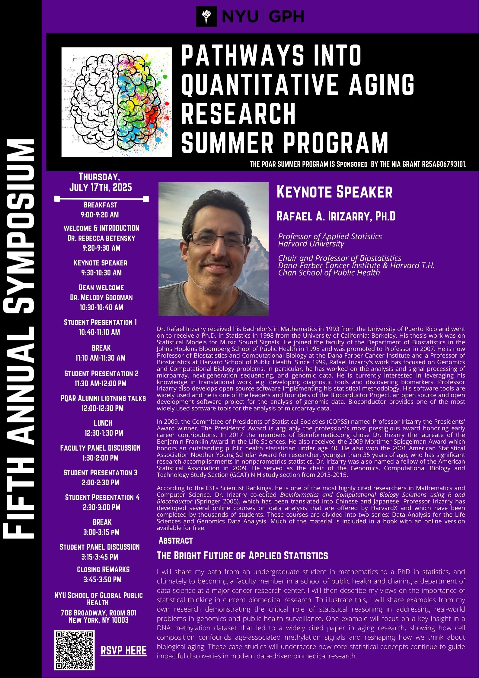 PQAR Symposium 2025 Flyer