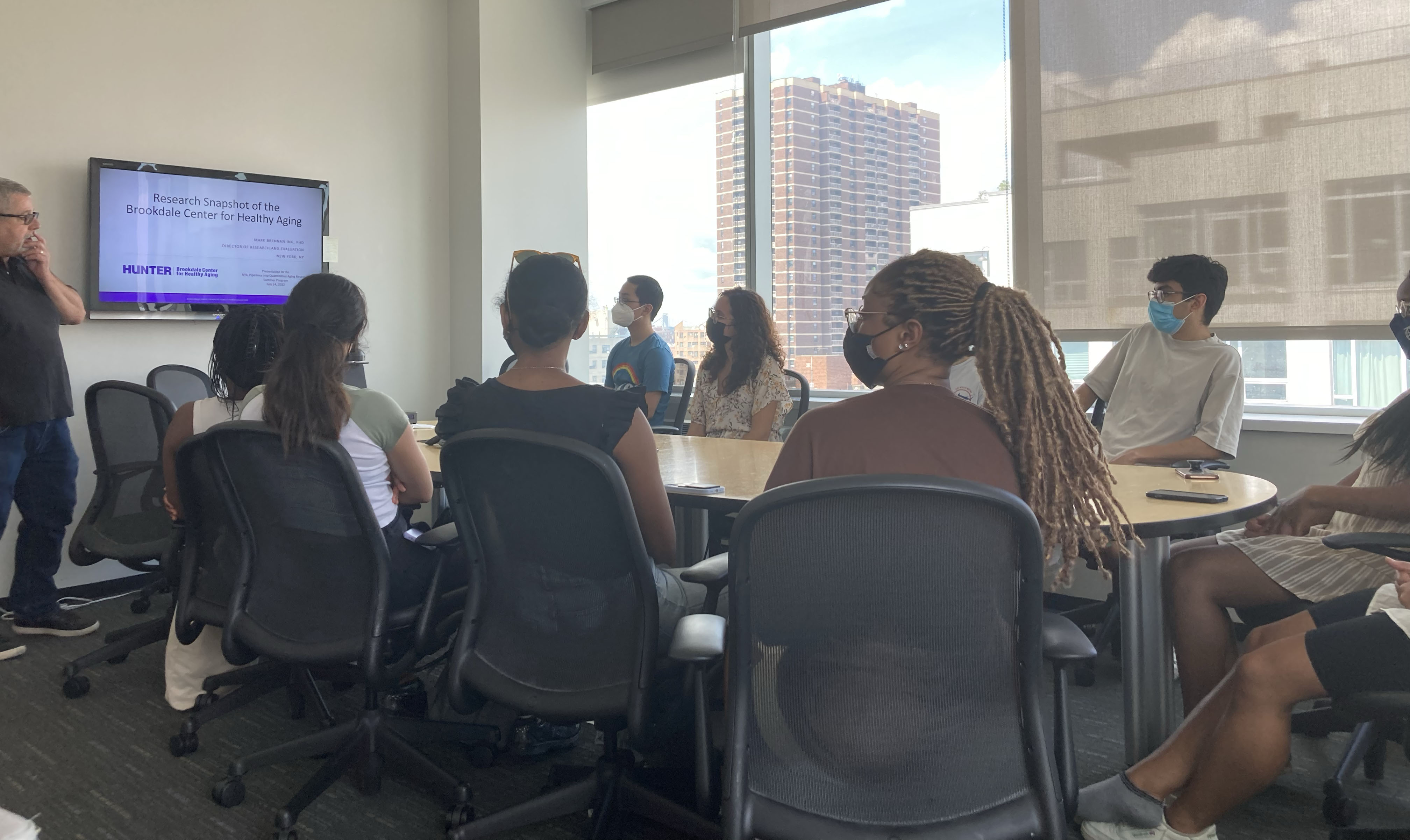 PQAR Students and Mark Brennan