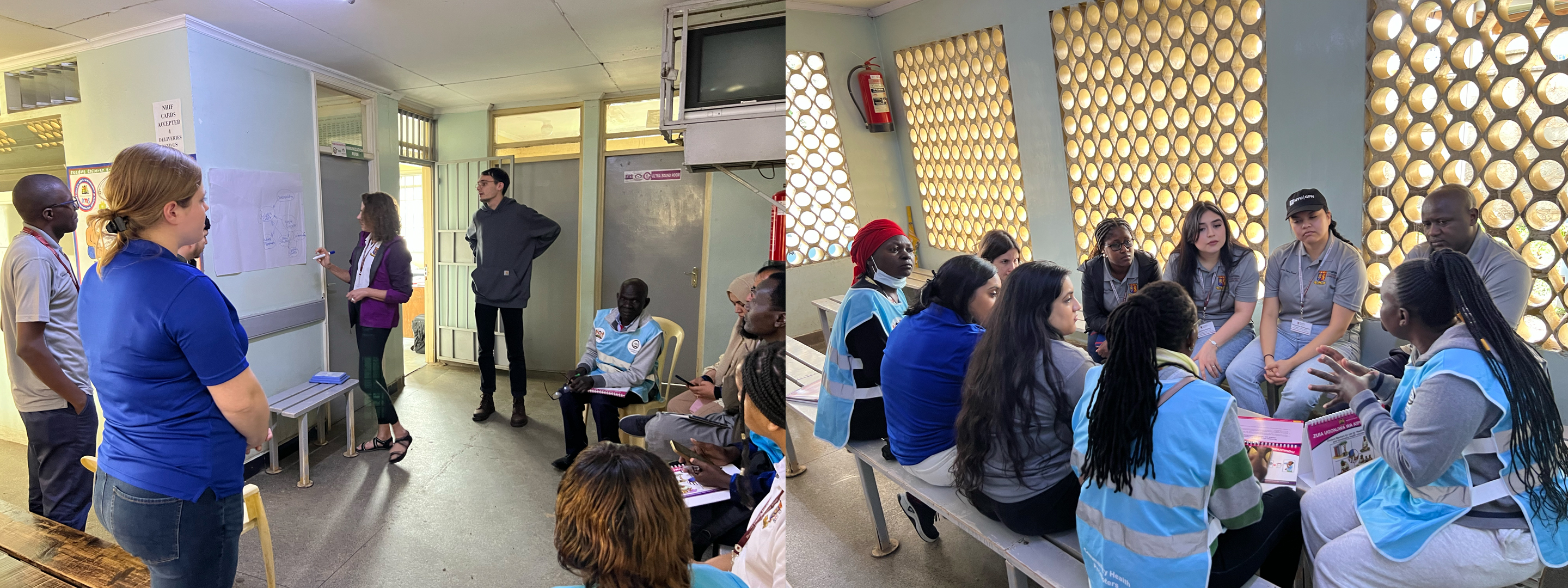 BCSE Participants in the field with community workers