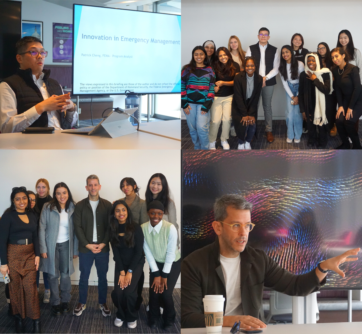 GPH ELP students in D.C. with guest speakers