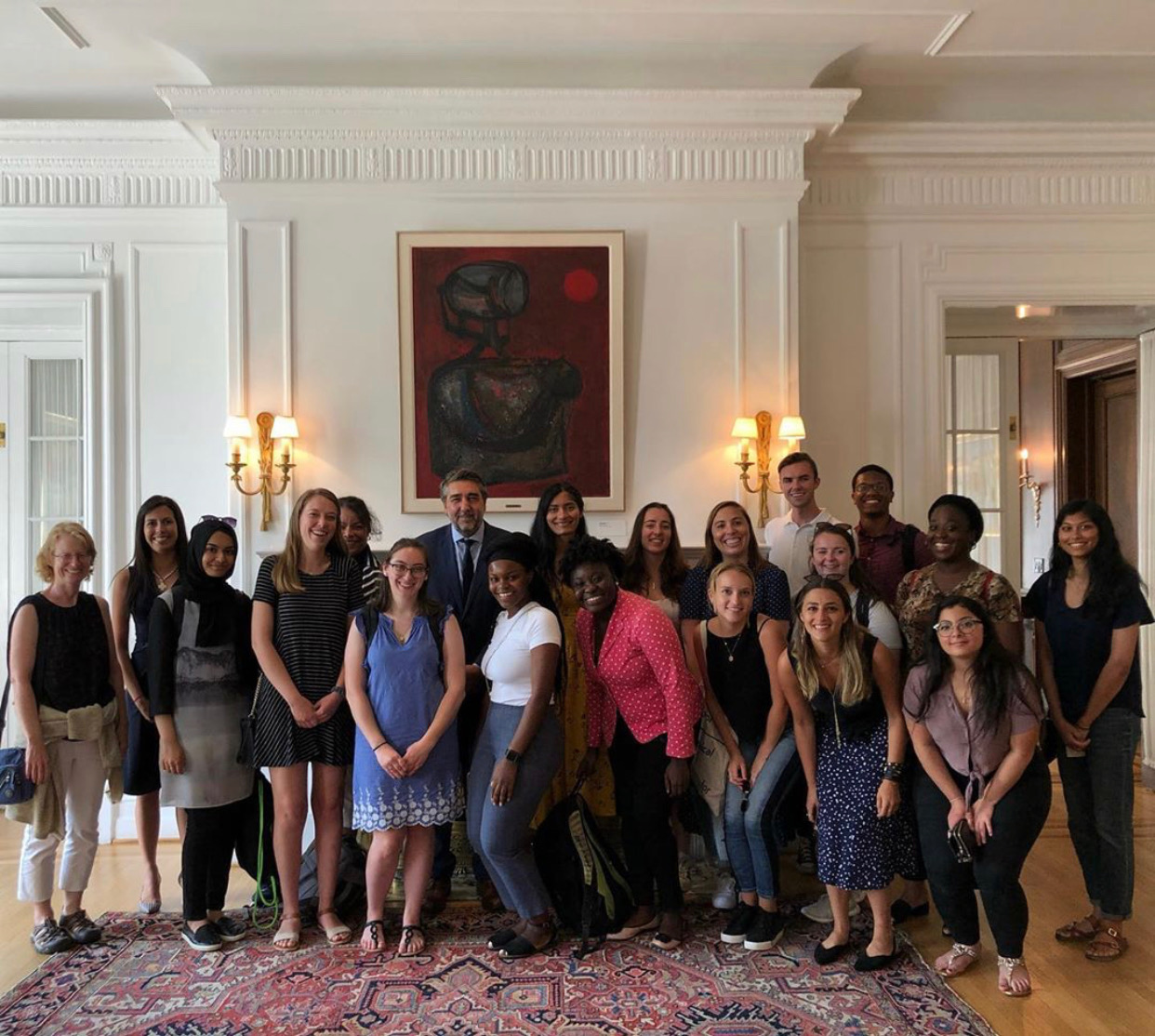 The CCMPH cohort at the Argentinian Embassy in D.C.