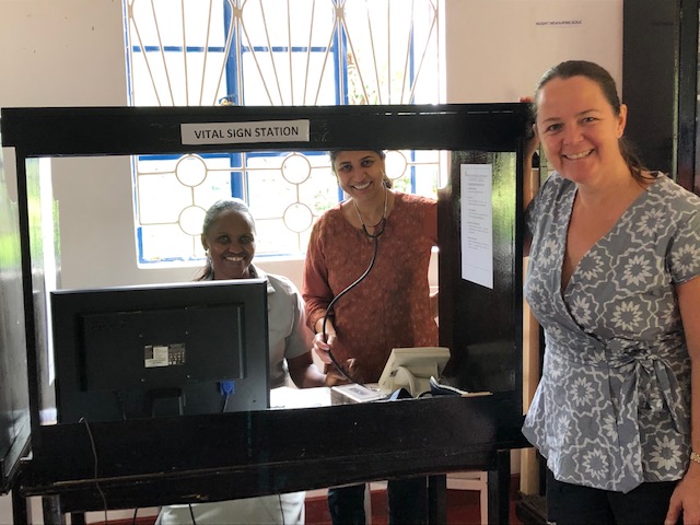 Drs. Niyati Parekh and Karen Yeates at Pamoja