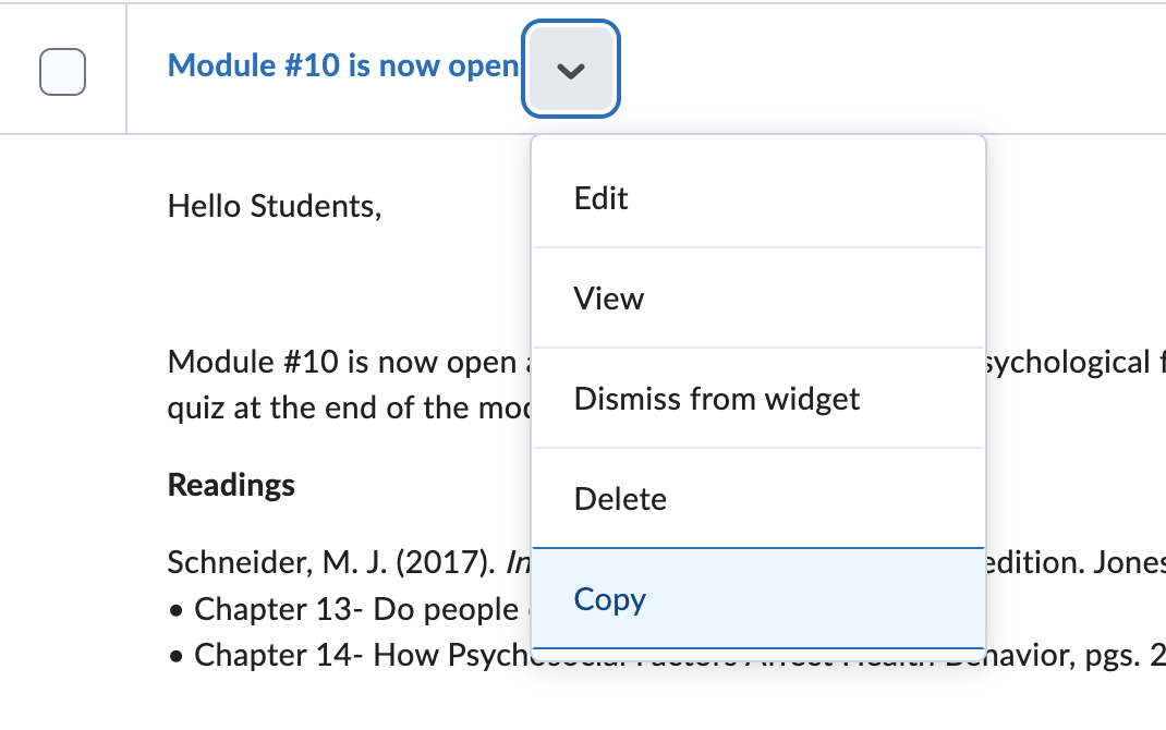 duplicate announcements