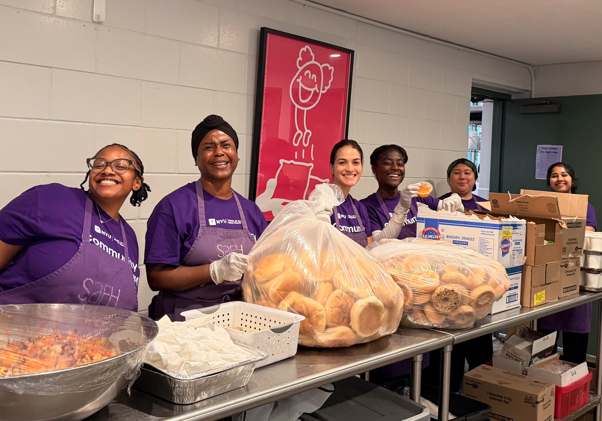 Volunteers at Trinity Services and Food for the Homeless