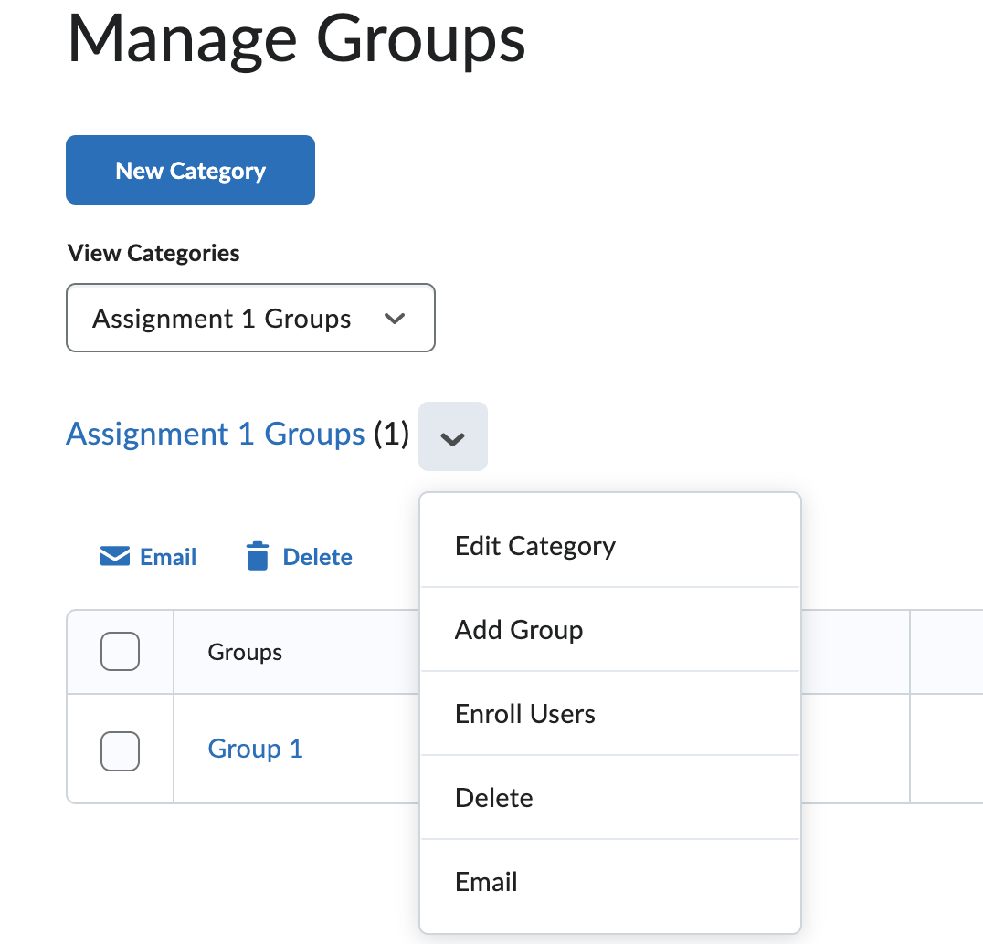manage groups