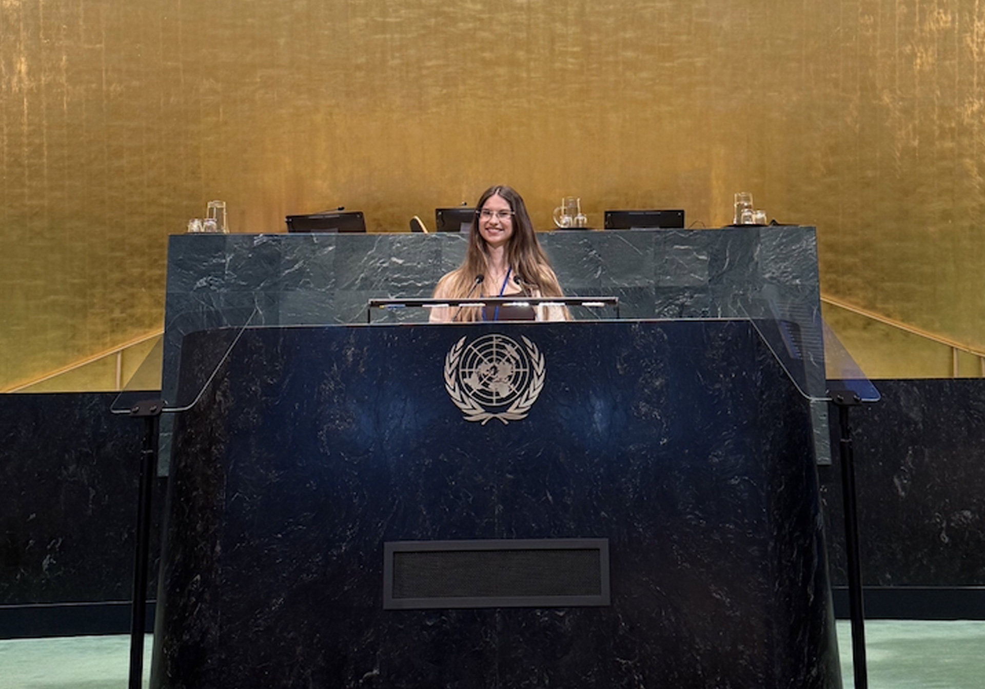Karolína Gogoláková at the UN