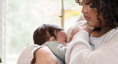 Woman breastfeeding
