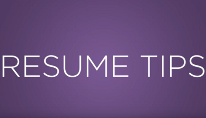 Resume Quick Tips