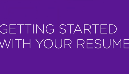 Beginner Resume Strategies
