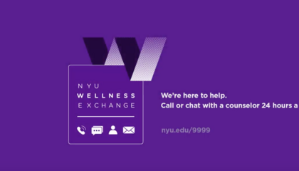 No problem is too big or too small for NYU Wellness Exchange