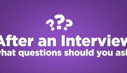 What questions do I ask at the end of an interview?