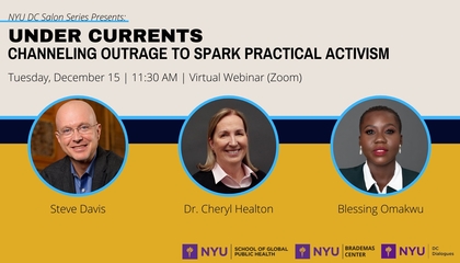 Salon Series: A Conversation with Steve Davis, Cheryl Healton, & Blessing Omakwu