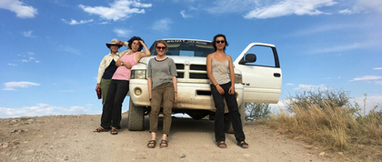 Dr. Julie Avina with humanitarian mission group