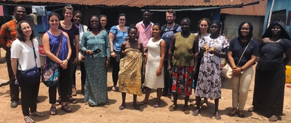 NYU CCMPH Students at Dodowa Research Centre