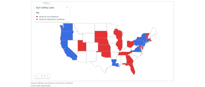 Interactive Gun Laws Map