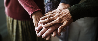 Elderly Minority Hands