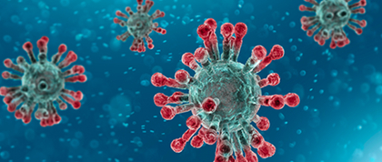 Coronavirus graphic illustration