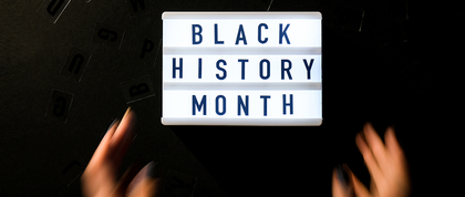 Black History Month Sign