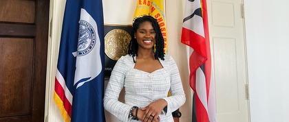 Master of Public Health student Toluwalase Akinluyi