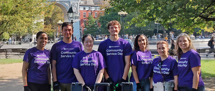 Community Service Day in Washington Square Park